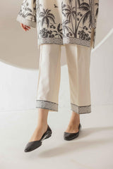 sophisticated Cotton Co-ord Set featuring nature-inspired prints.