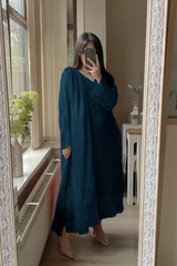 Step into timeless elegance with this Exclusive 3-Piece Plazzo Set