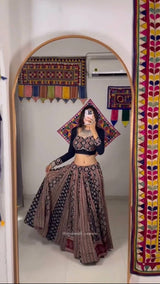 FOR THIS UPCOMING NAVARATRI SEASON OUR EXCLUSIVE FULL STITCHED LEHENGA CHOLI β¨