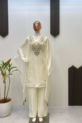 DESIGNER WEAR EXCLUSIVE SUIT SET WITH REAL MIRROR WORK β¨