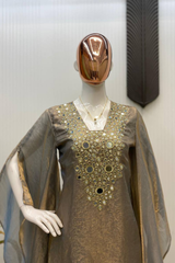 DESIGNER WEAR EXCLUSIVE SUIT SET WITH REAL MIRROR WORK β¨