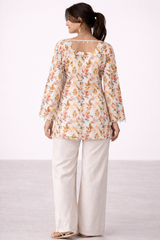🌼 Multicolor Floral Printed Kurti