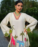 Shahi Baagh Embroidered Suit Set