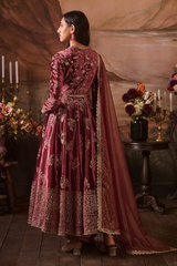 Step into effortless charm with our exclusive 3-piece Anarkali set