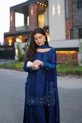 Step into graceful sophistication with our latest Farshi Suit Set