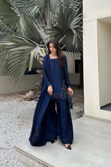 Step into graceful sophistication with our latest Farshi Suit Set