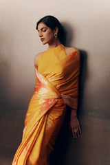 Roma Fuschia Satin Silk Saree