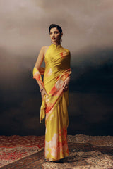 Roma Fuschia Satin Silk Saree