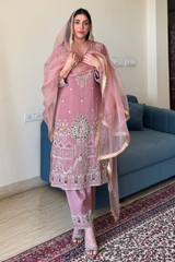 Elevate your wardrobe with this elegant 3-piece pant set