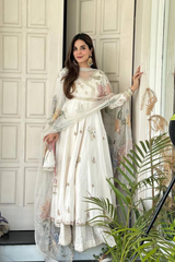 EXCLUSIVE DESIGNER 3-PIECE SEQUIN EMBROIDERED GOWN SET(imp)