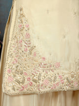 Hans Wala Safayd – Premium Embroidered Satin Suit Set