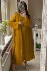 Elevate your festive wardrobe with this Exclusive 3-Piece Plazzo Set