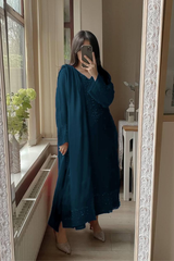 Elevate your festive wardrobe with this Exclusive 3-Piece Plazzo Set