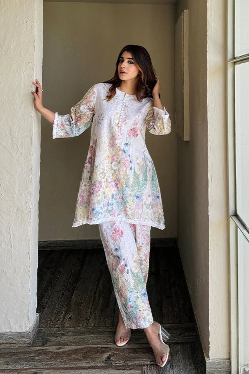 Gulbahar – Floral Elegance Cotton Kurta Set