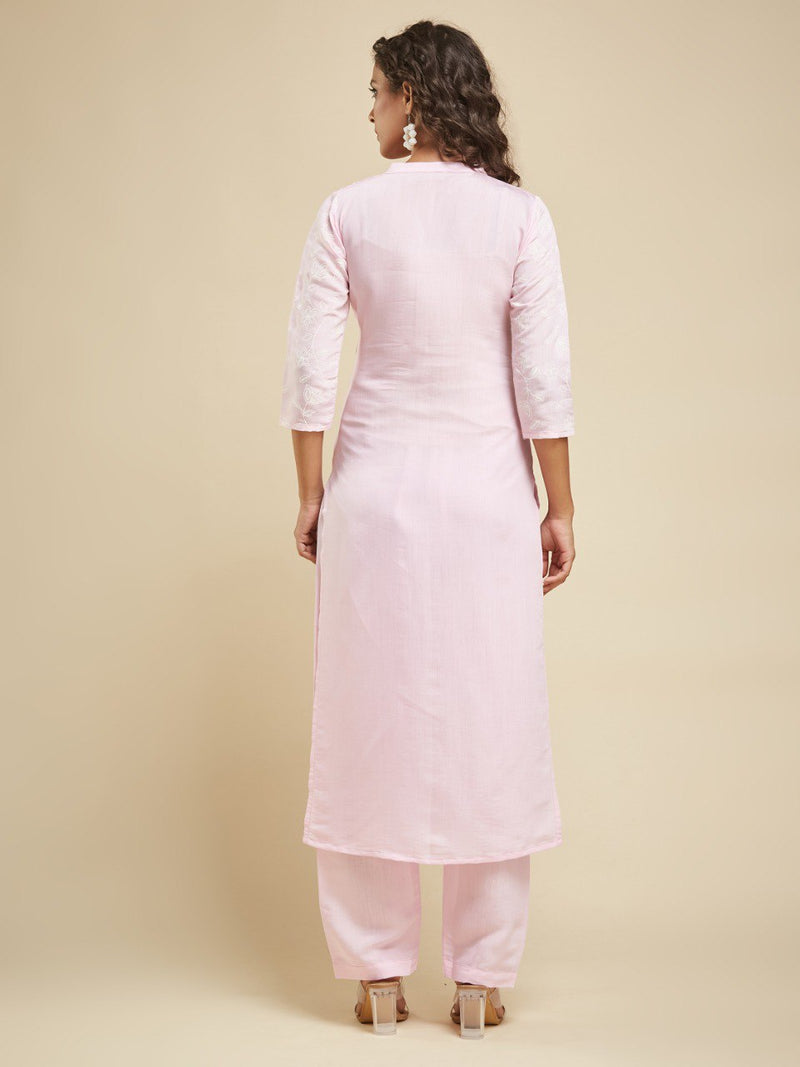 Elegant Viscose Chanderi Designer Kurta Suit Set