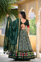 Elevate your festive wardrobe with this stunning lehenga set