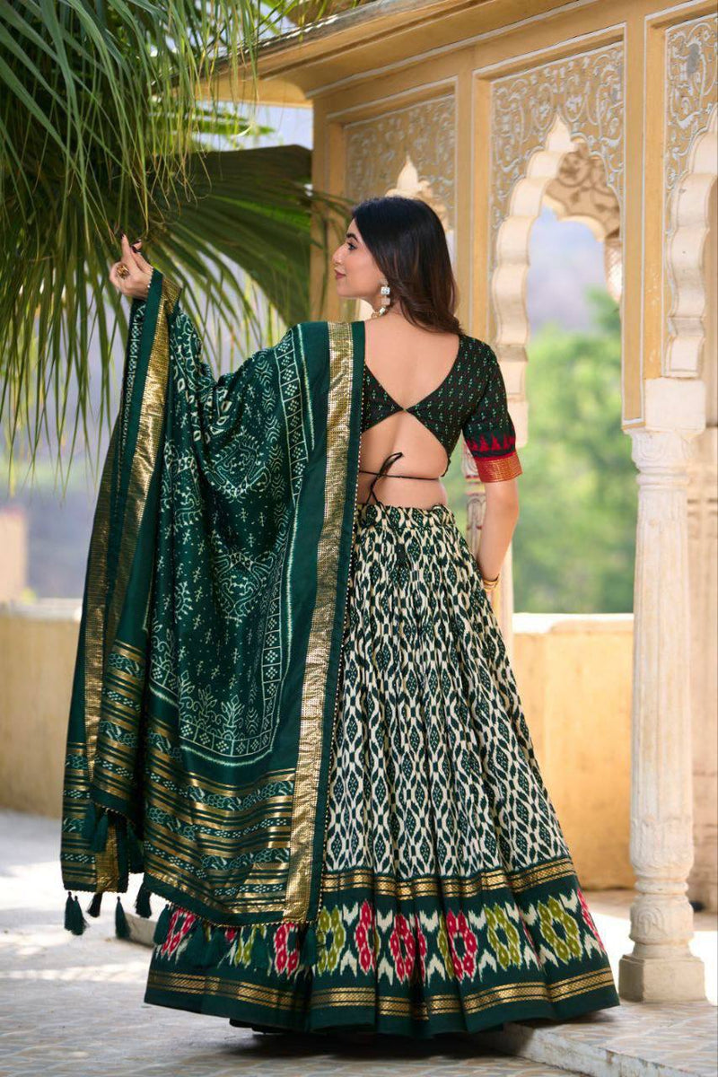 Elevate your festive wardrobe with this stunning lehenga set