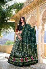 Elevate your festive wardrobe with this stunning lehenga set