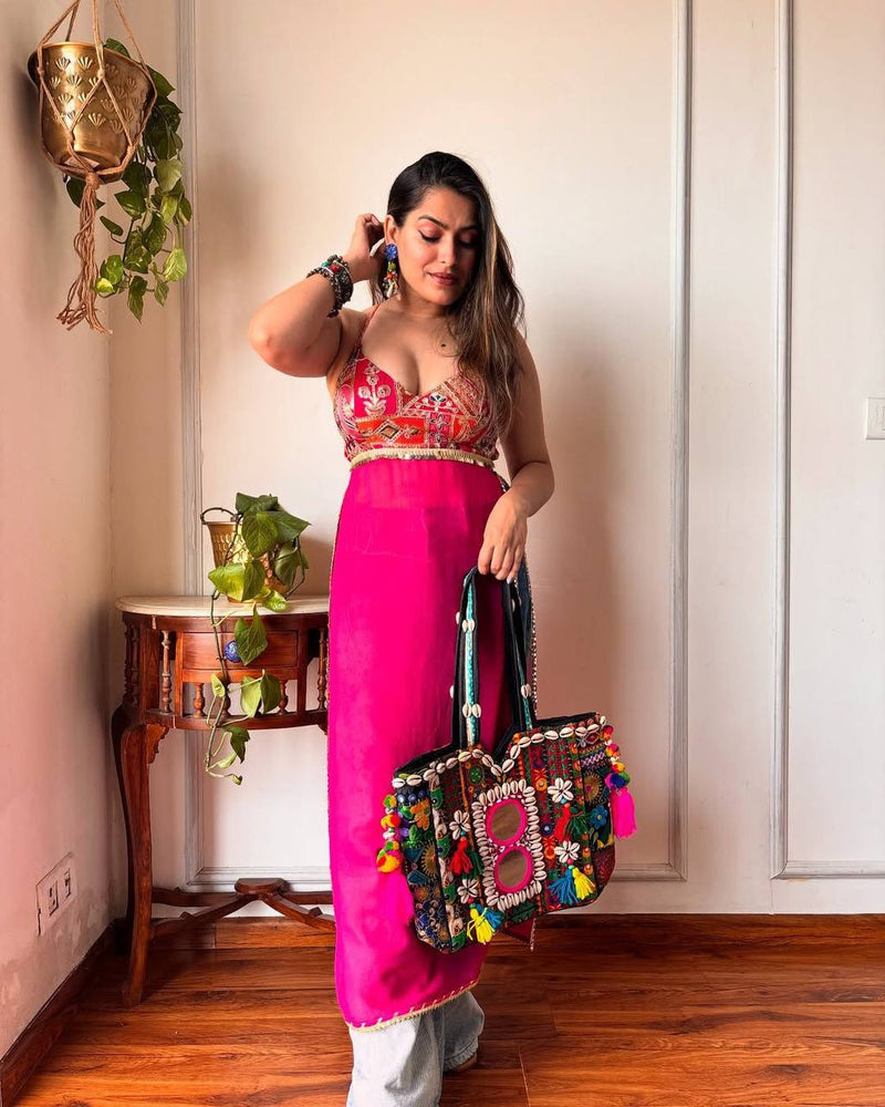 FOR THIS UPCOMING NAVARATRI SEASON OUR EXCLUSIVE STITCHED KURTI