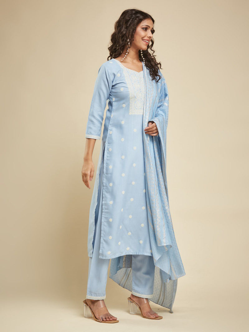 This exquisite Designer Kurta Suit Set