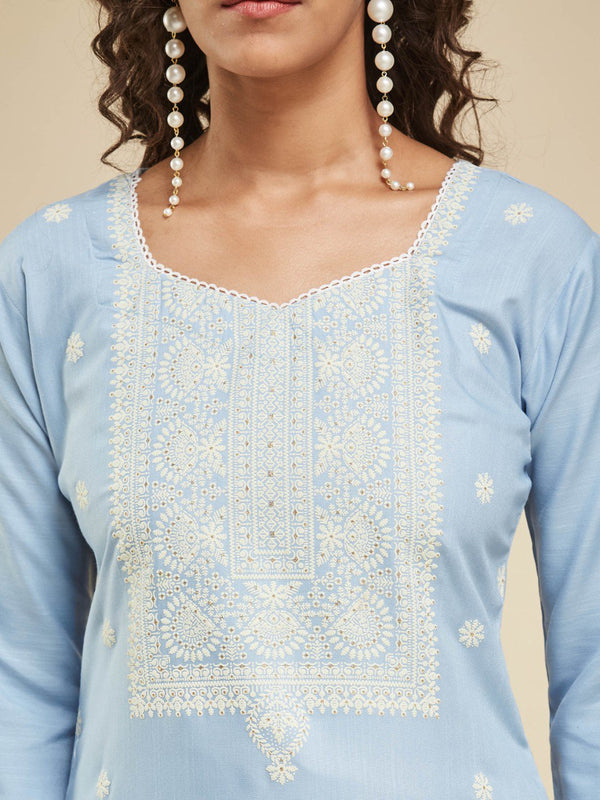This exquisite Designer Kurta Suit Set