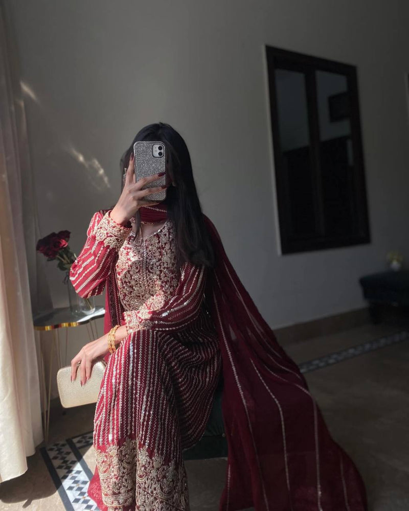 EXCLUSIVE AND PREMIUM WEAR – KURTA PANT SET WITH DUPATTA