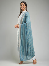 This elegant Designer Kurta Suit Set is crafted from heavy Viscose