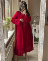 Step into timeless elegance with this Exclusive 3-Piece Plazzo Set