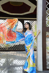 Opaline Rose Garden Saree