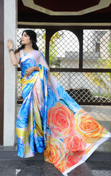 Opaline Rose Garden Saree