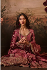 Step into effortless charm with our exclusive 3-piece Anarkali set