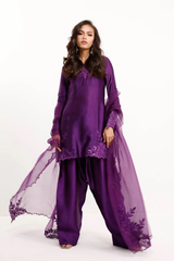 Redefine ethnic elegance with our exclusive 3-piece Farshi Salwar Set