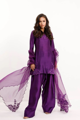 Redefine ethnic elegance with our exclusive 3-piece Farshi Salwar Set