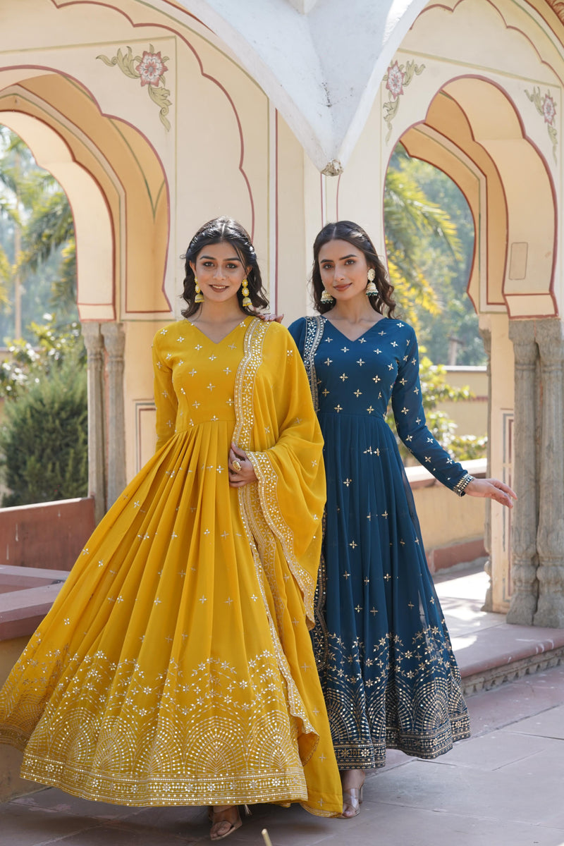 This stunning designer gown