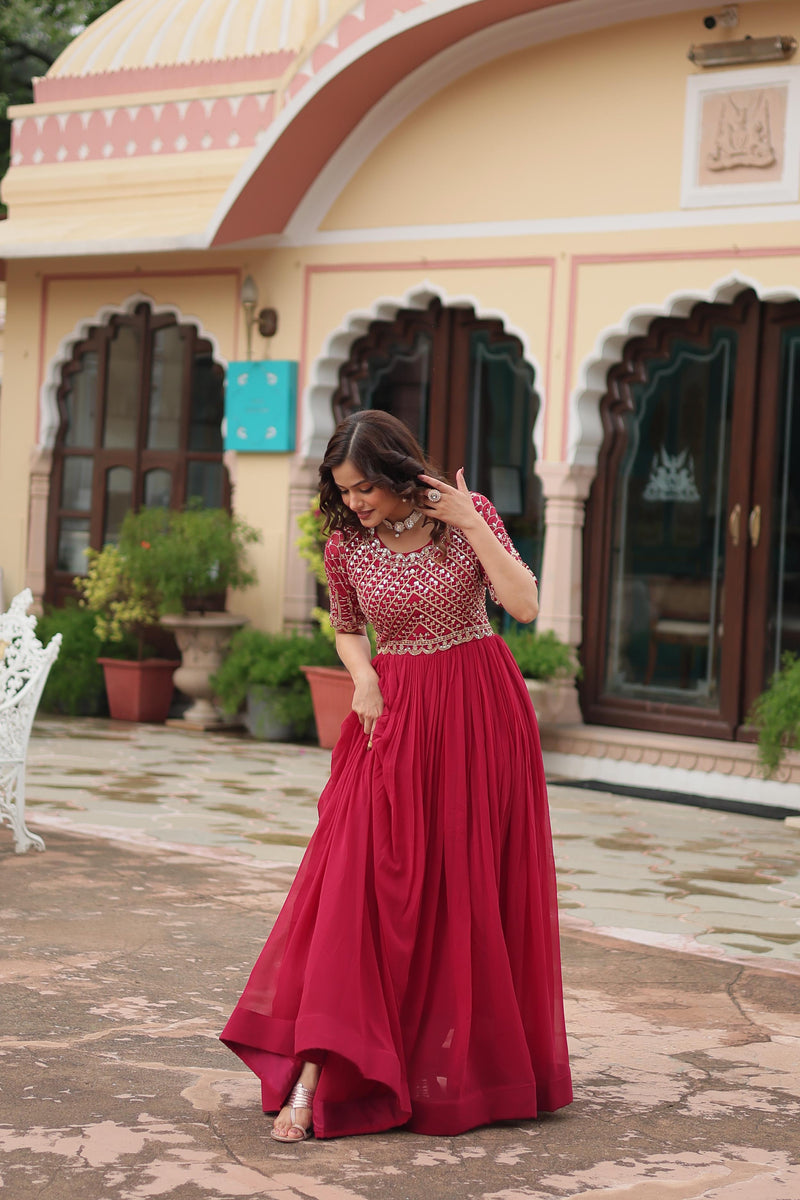 Elegance with this luxurious designer gown