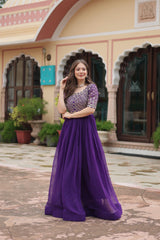 Elegance with this luxurious designer gown