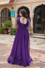Elegance with this luxurious designer gown