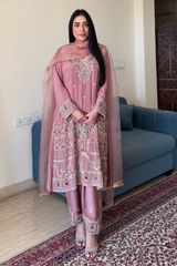 Elevate your wardrobe with this elegant 3-piece pant set