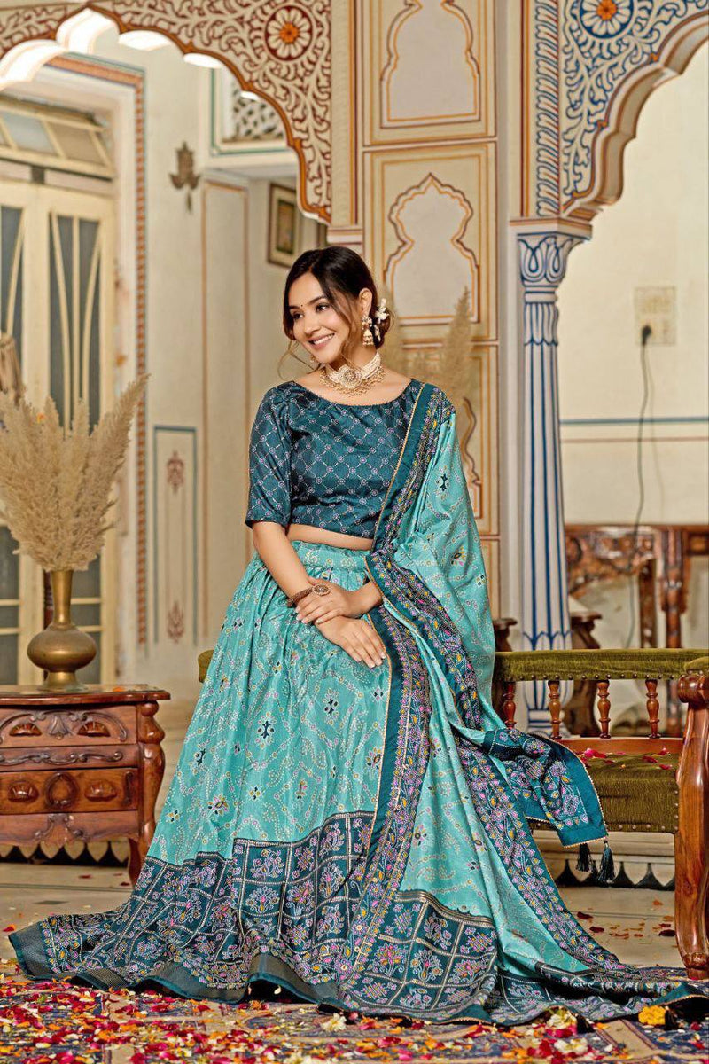 Indulge in the luxurious charm of Tussar Silk, where intricate Minakari designs meet the brilliance of foil print