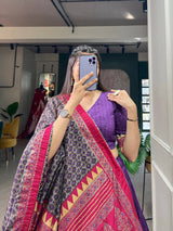 This ensemble is designed to make you stand out at weddings, festivities, and grand celebrations.