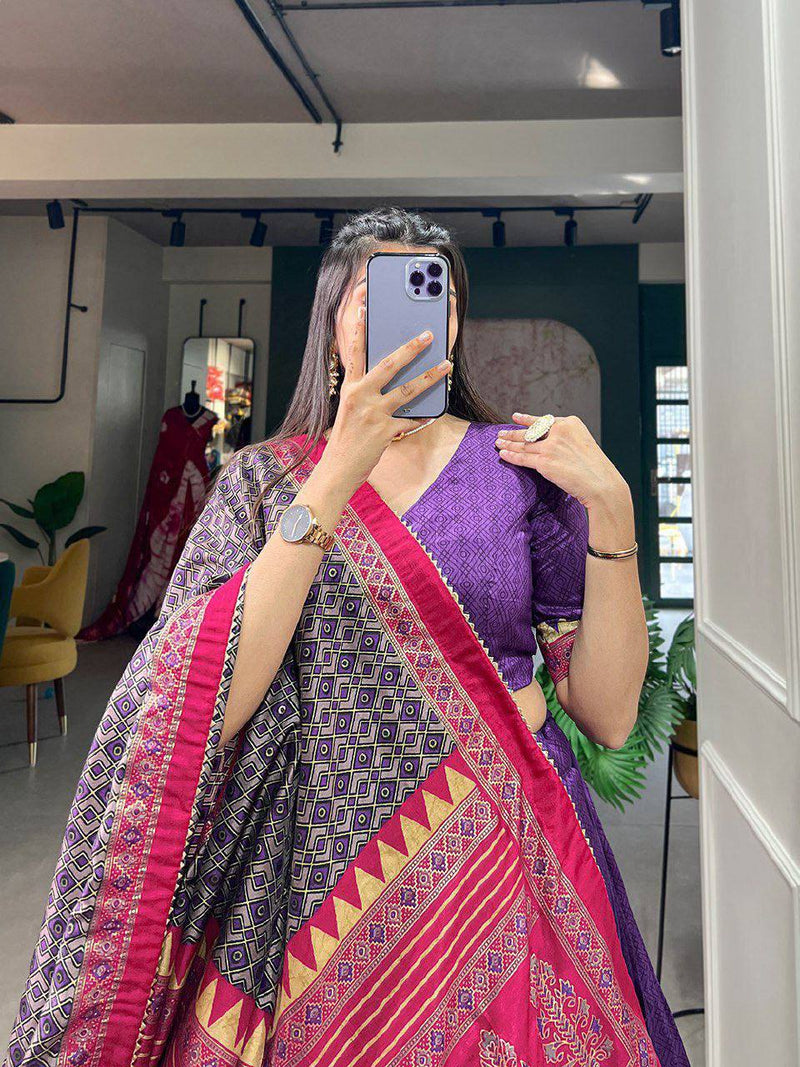 This ensemble is designed to make you stand out at weddings, festivities, and grand celebrations.