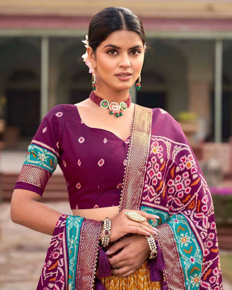 This lehenga set is the epitome of elegance, grace, and timeless beauty.